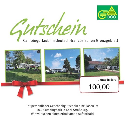 Gutschein Campingpark Kehl-Straßburg 100€
