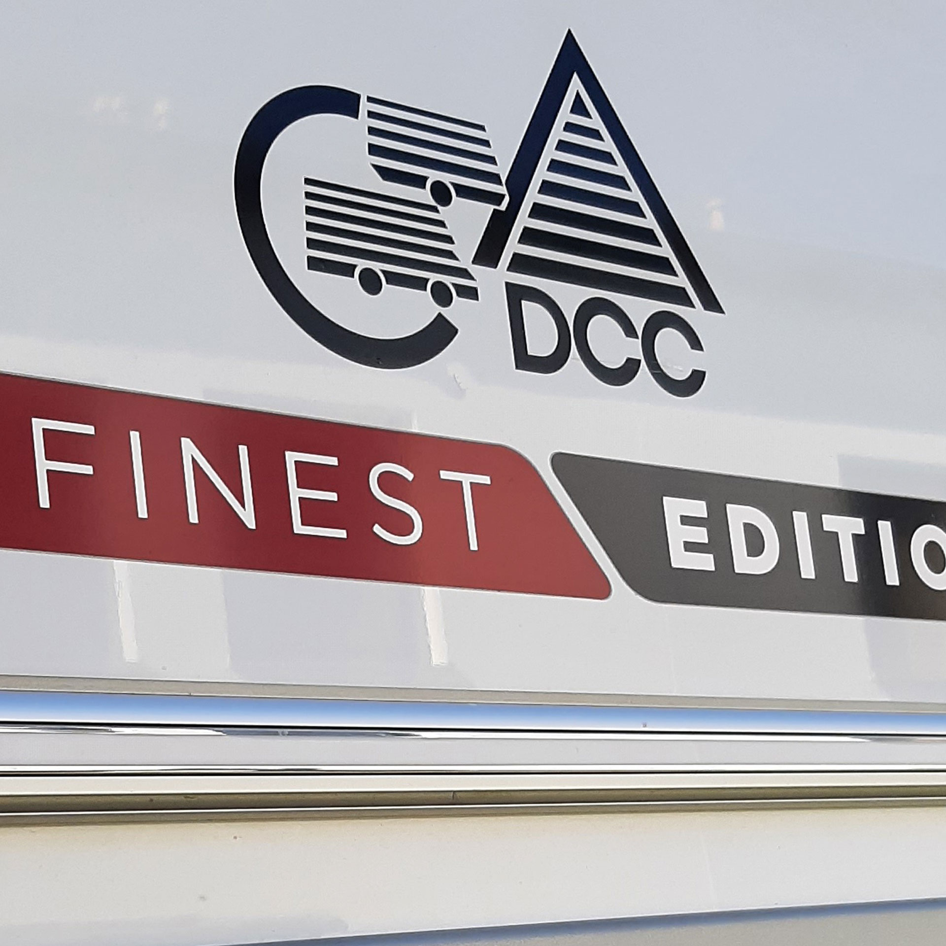 Aufkleber DCC Logo 25x17cm