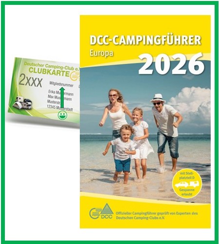 DCC-Campingführer Europa 2026