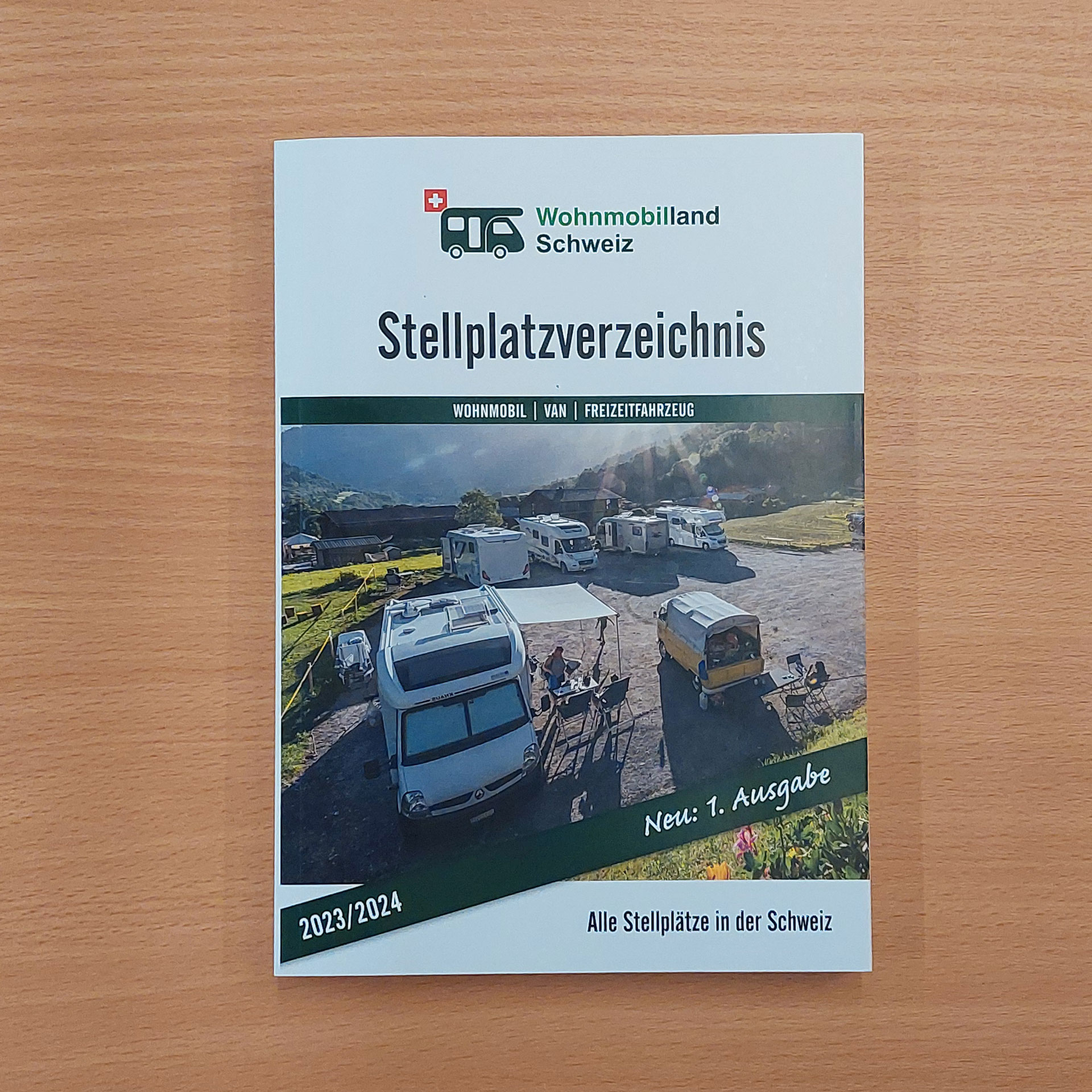 Schweizer Camping- und Stellplatzverzeichnis 2023/24