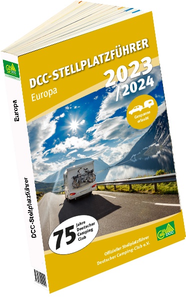 DCC Stellplatzführer Europa 2023/24 (nur für DCC-Mitglieder**)