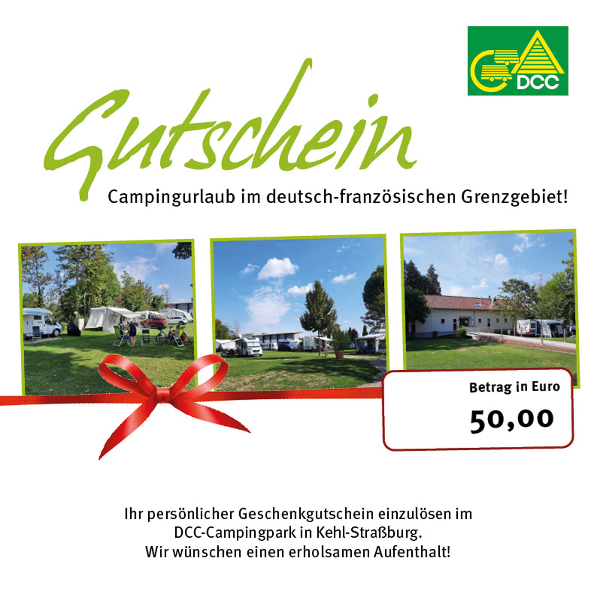 Gutschein Campingpark Kehl-Straßburg 50€
