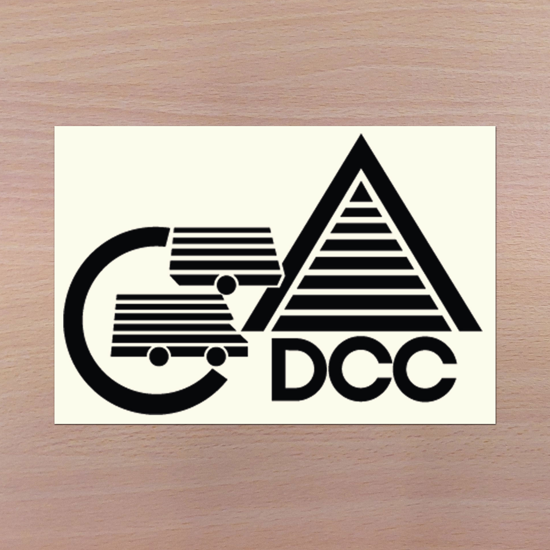 Aufkleber DCC Logo 25x17cm