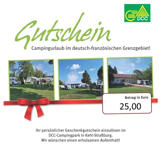 Gutschein Campingpark Kehl-Straßburg 25€