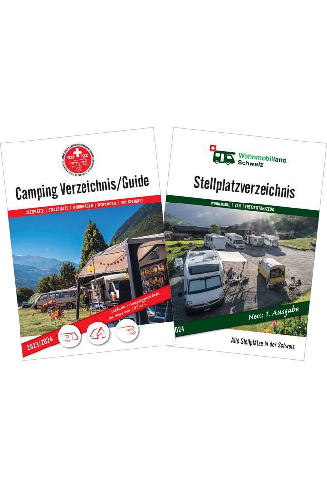 Schweizer Camping- und Stellplatzverzeichnis 2023/23