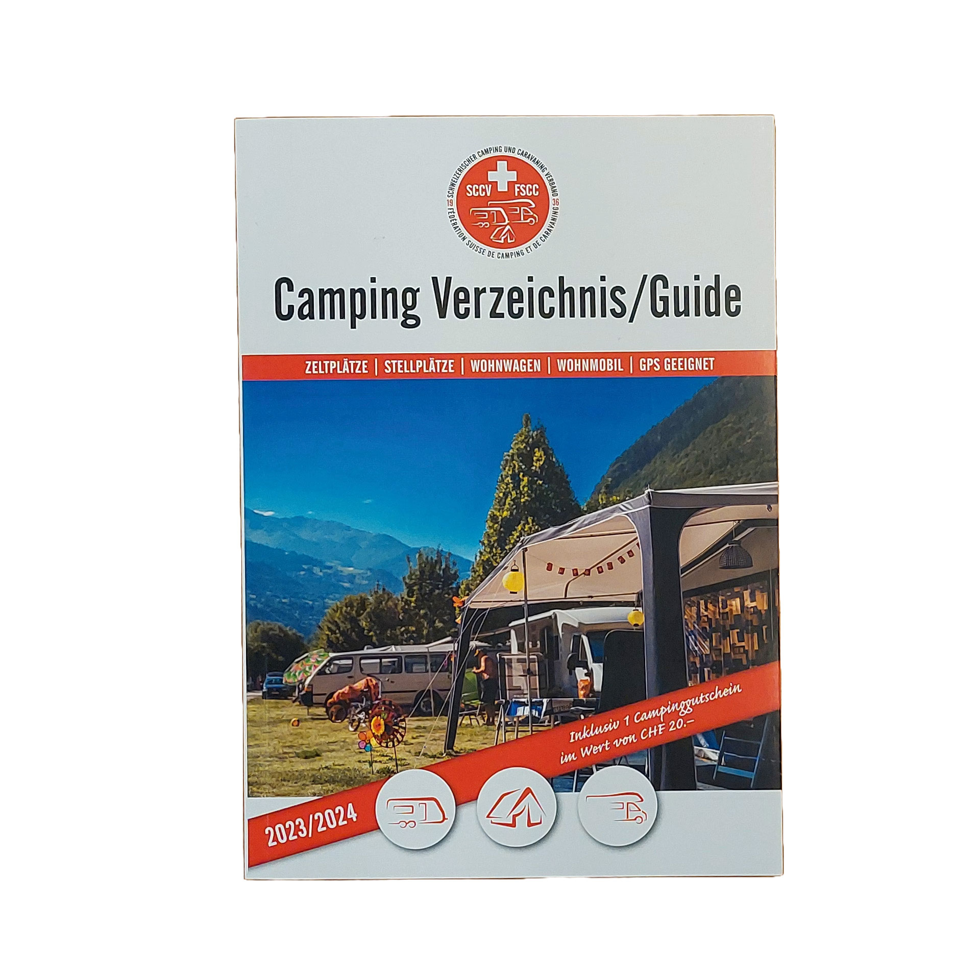 Schweizer Camping- und Stellplatzverzeichnis 2023/24